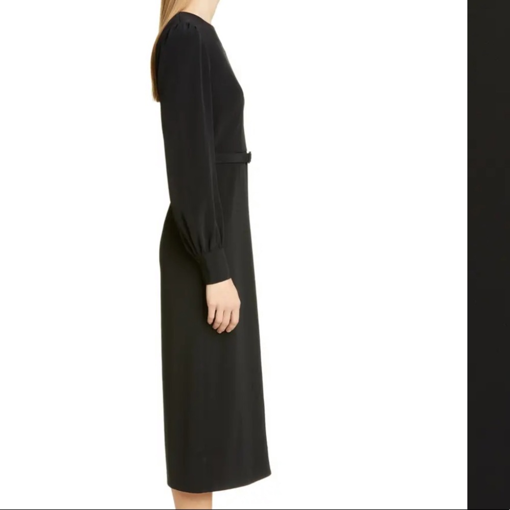 CO Essentials Pleated Panel Midi Dress | NWT | Size XS - Picture 9 of 15